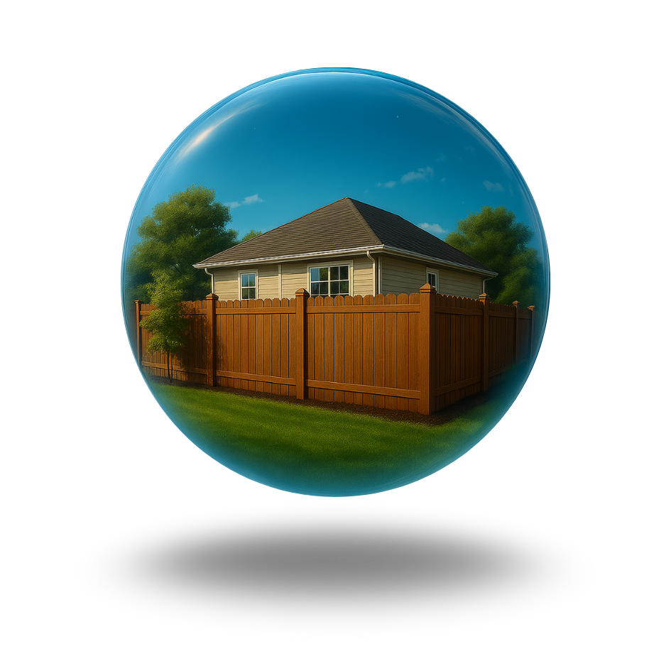 NEW WOOD FENCE