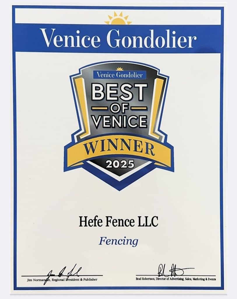 winner best fencing services in Venice
